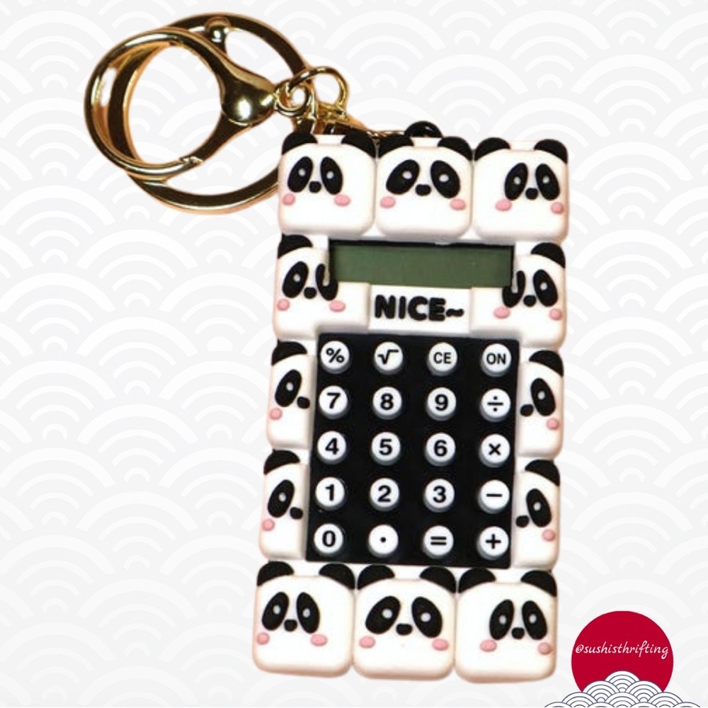1 Mini Calculator Keychain - Picture 4 of 9